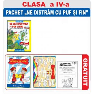 PACHET Ne distram cu Puf și Fin, Clasa a IV-a 2023 (Diana)