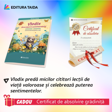 Pachet 3 premiere gradinita - Vlodix descopera sentimentele (Certificat de absolvire cadou)