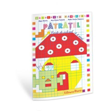 Patratel - carte de colorat, 3-4 ani (Diana)