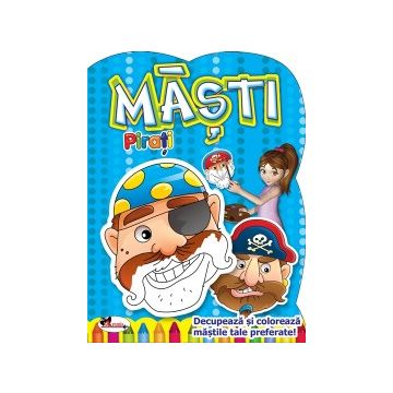 Pirati - carte de decupat si colorat