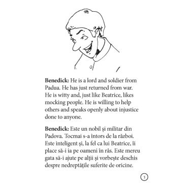 Shakespeare pentru copii: Mult zgomot pentru nimic (Ediție bilingvă, incl. Audiobook) (Niculescu)