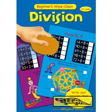 Division, Beginners Maths Wipe Clean Books, Scrie si sterge! Impartirea (5-7 ani) (367/BMWC1-2)