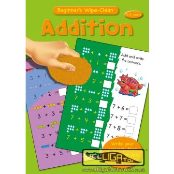 Addition, Beginners Maths Wipe Clean Books, Scrie si sterge! Adunarea (3-5 ani) (367/BMWC1-1)