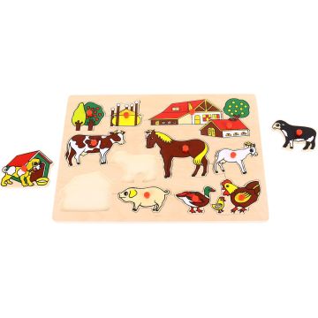 BigJigs Puzzle - Ferma bunicii