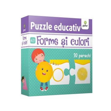 Puzzle educativ - Forme si culori