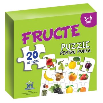 Puzzle pentru podea - FRUCTE - 3-6 ani (DPH)