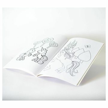 Unicorns Colouring Book (Purple), Carte de colorat (3042/UNCB2)