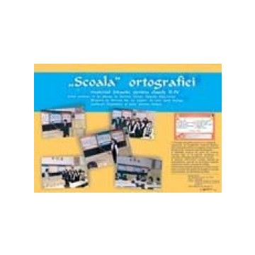 Scoala ortografiei - set 32x2 planse cu ortograme