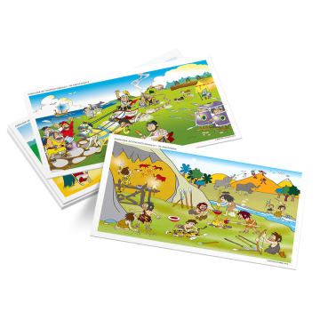 Set planse evolutia omului