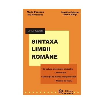 Strict necesar. Sintaxa limbii romane. Clasa a VIII-a (editia a II-a)