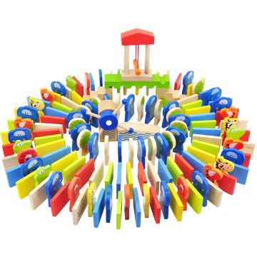 BigJigs Domino din lemn