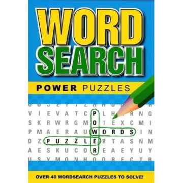 Wordsearch Books, Gaseste cuvintele in limba engleza (Albastru) (1671/WSBK1-4)