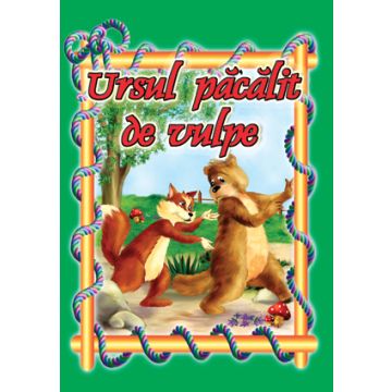 Ursul pacalit de vulpe - planse cu imagini pentru dezvoltarea vorbirii (Cartex)