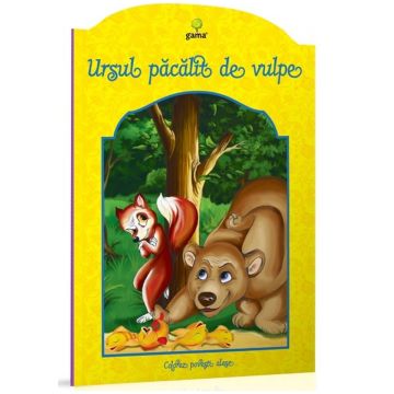 Ursul pacalit de vulpe - Colorez povesti alese