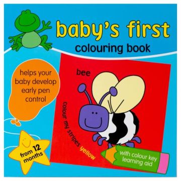 Baby's First Colouring Pads, Prima carte de colorat a bebelusului (Albastru) (1974/BFAP1-1)