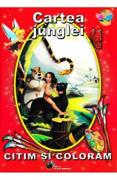 Cartea junglei - Citim si coloram (Steaua Nordului)