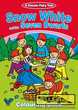 Fairy Tale Colouring Books, Snow White and the seven Dwarfs, Alba ca zapada si cei 7 pitici, Carte de colorat (1678/FTCB1-4)