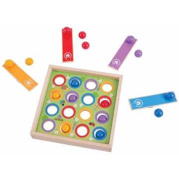 BigJigs Joc de indemanare - Bilute saltarete