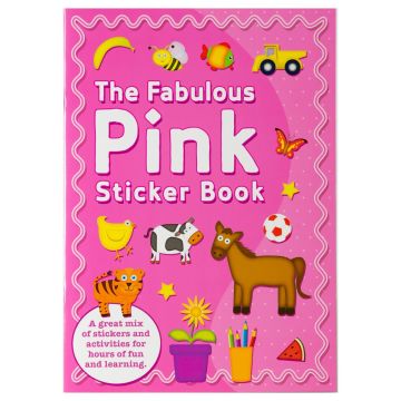 The Fabulous Pink Sticker Book, Fabuloasa carte Roz cu autocolante (3035/PISB)