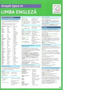 Pliant Greseli tipice in limba engleza (Booklet)