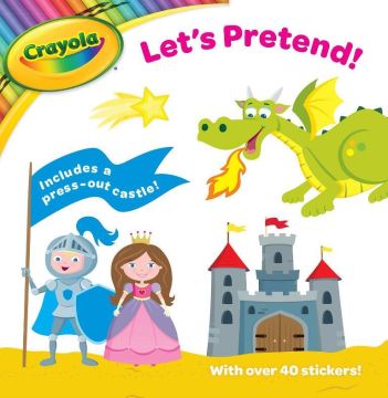 Crayola Activity Book (Let's Pretend), Carte cu autocolante si activitati (3111/CYLP)
