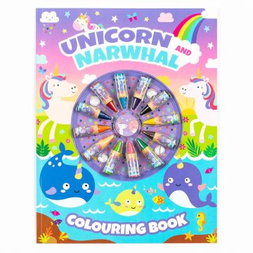 Unicorns Colouring Book With Crayons (3164/NWCW)