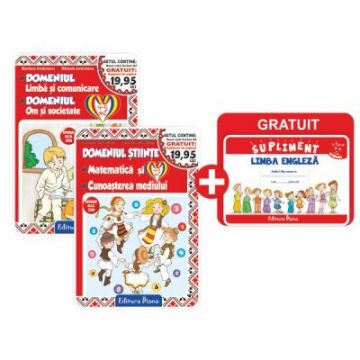 Set două cărți, A4, grupa mijlocie 4-5 ani (Autor M. Andreianu) - APROBAT MEN 2018 (DIANA)