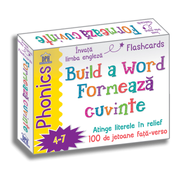 BUILD A WORD - FORMEAZA CUVINTE - 100 JETOANE LIMBA ENGLEZA (DPH)