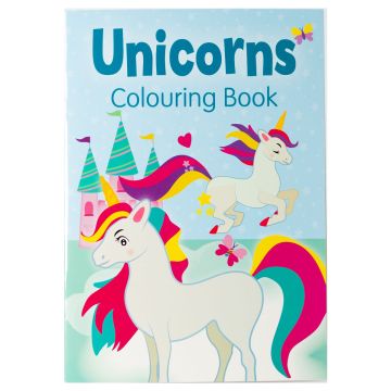 Unicorns Colouring Book (Blue), Carte de colorat (3041/UNCB1)