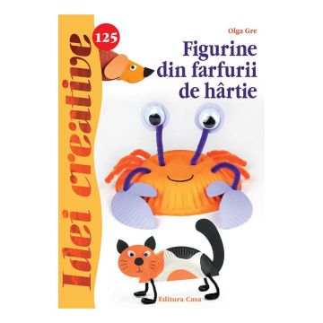 Figurine din farfurii de hârtie - Idei creative 125 (Casa)