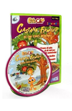 PitiClic Castana fermecata si cei 5 prieteni (CD-ROM) 3-7 ani