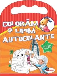 Activitati distractive. Coloram si lipim cu autocolante (Aramis)