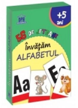 56 de jetoane - Invatam alfabetul (+5 ani)