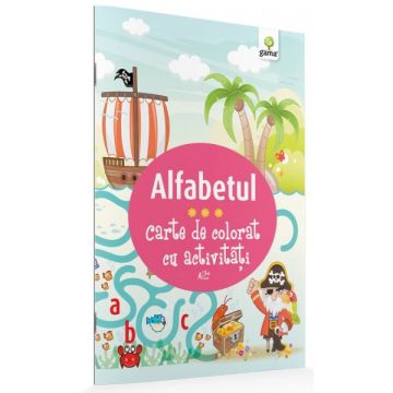Alfabetul-CARTE DE COLORAT CU ACTIVITATI (GAMA)