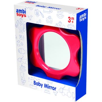 AMBI TOYS Oglinda floricica pentru bebelusi
