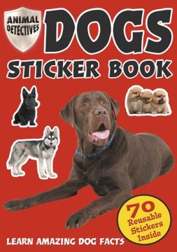 Animal Detective Dog, Carte cu autocolante cu caini (2032/DOSB)