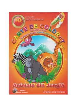 Animale din jungla - Carte de colorat si activitati practice (Steaua Nordului)