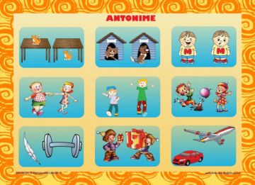 Set 3 planse. Antonime (Ars Libri)