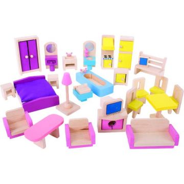 BigJigs Mobilier pentru casuta papusii