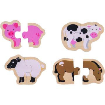 BigJigs Puzzle - animale de la ferma
