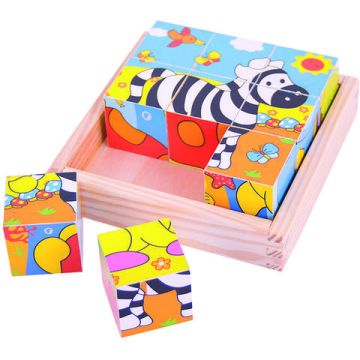 BigJigs Puzzle cubic - safari