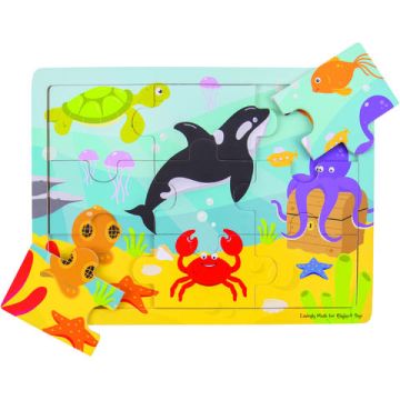 BigJigs Puzzle - Lumea acvatica