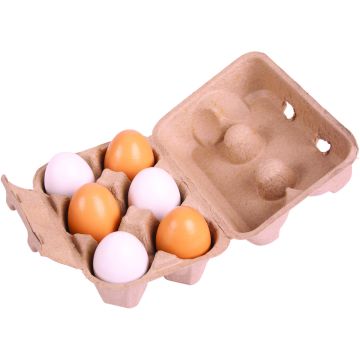 BigJigs Set de 6 oua in cutie