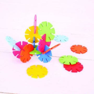 BigJigs Set discuri colorate pentru construit