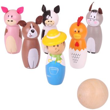 BigJigs Set popice - Animale de la ferma
