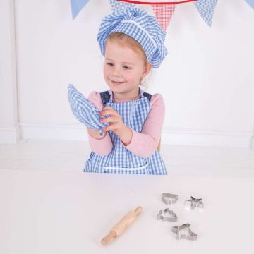 BigJigs Set sortulet si accesorii - Albastru