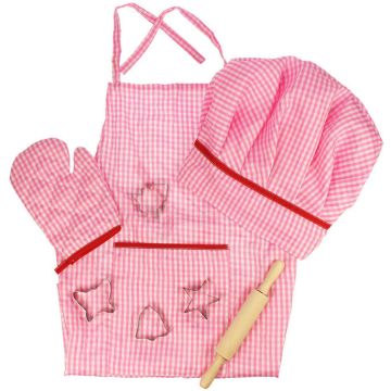 BigJigs Set sortulet si accesorii roz