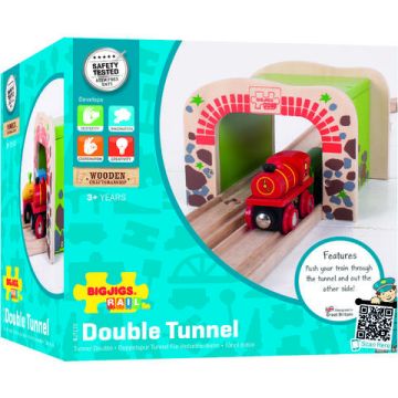 BigJigs Tunel dublu 