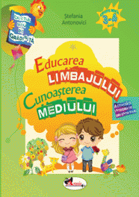 Caietul meu de gradinita - Educarea limbajului si cunoasterea mediului 3-4 ani (Aramis)