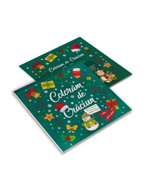 Carte de colorat - Coloram de Craciun